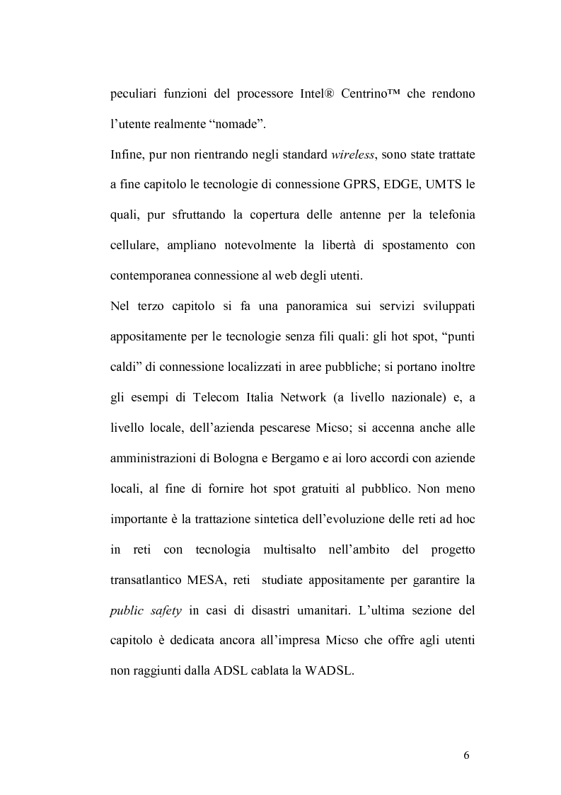 Anteprima della tesi: Internet e la computazione nomade: Opportunità e rischi, Pagina 2