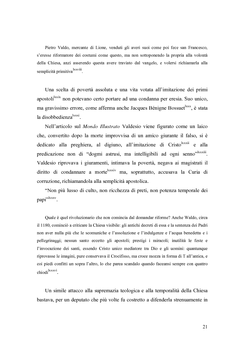 Anteprima della tesi: Eretici e inquisitori medievali nell'opera di Cesare Cantù, Pagina 12