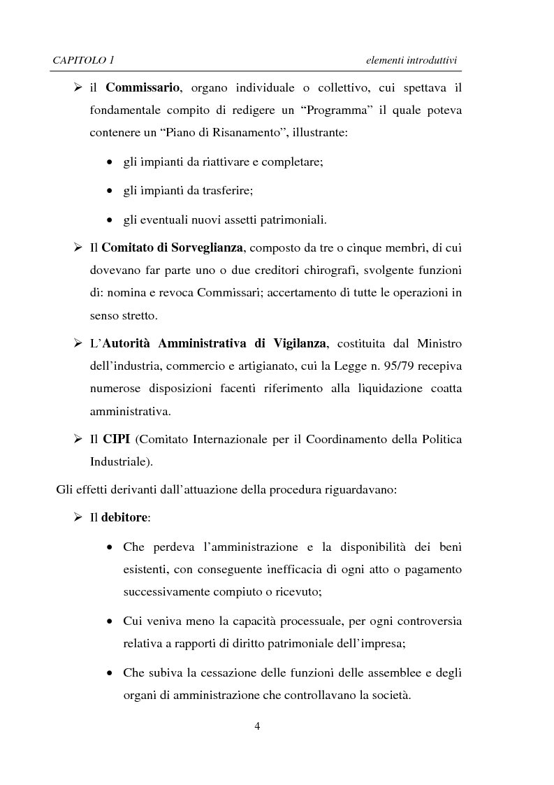 Anteprima della tesi: La Ristrutturazione di una Grande Impresa in crisi: il caso Parmalat, Pagina 4