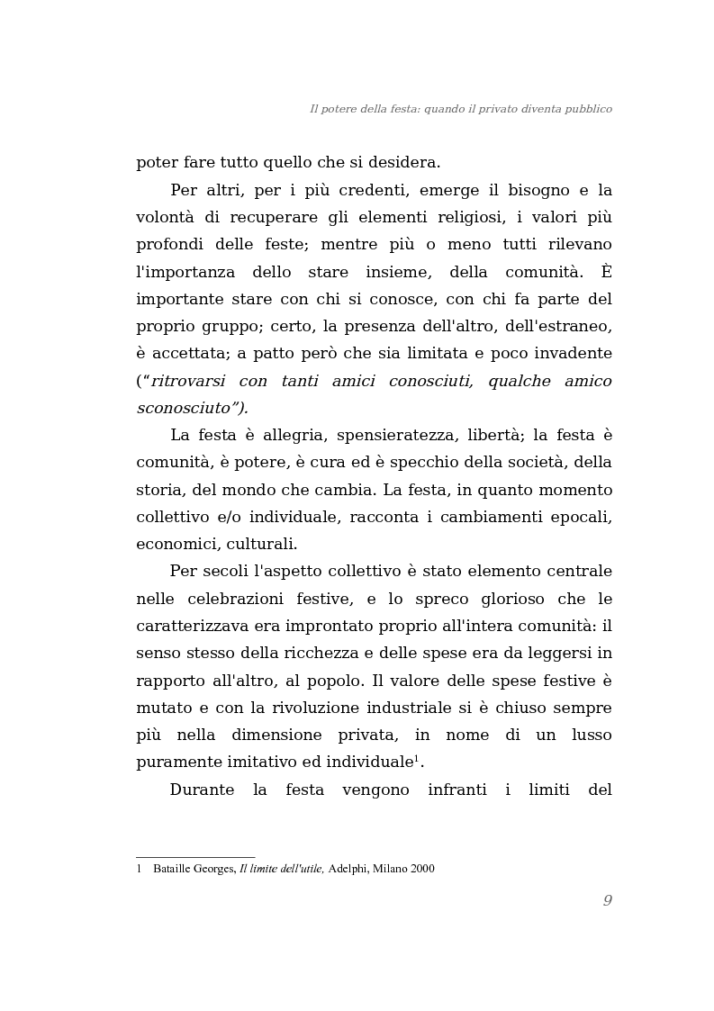 Anteprima della tesi: Il potere della festa: quando il privato diventa pubblico, Pagina 3