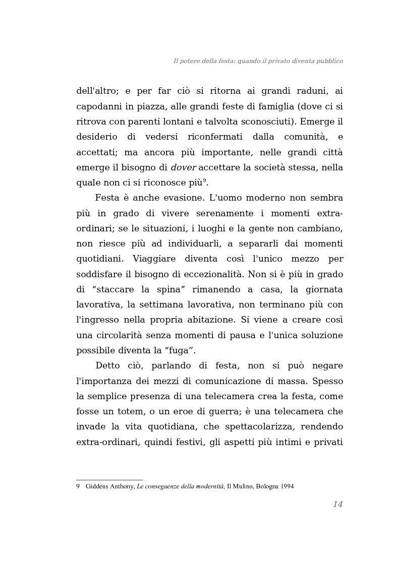 Anteprima della tesi: Il potere della festa: quando il privato diventa pubblico, Pagina 8