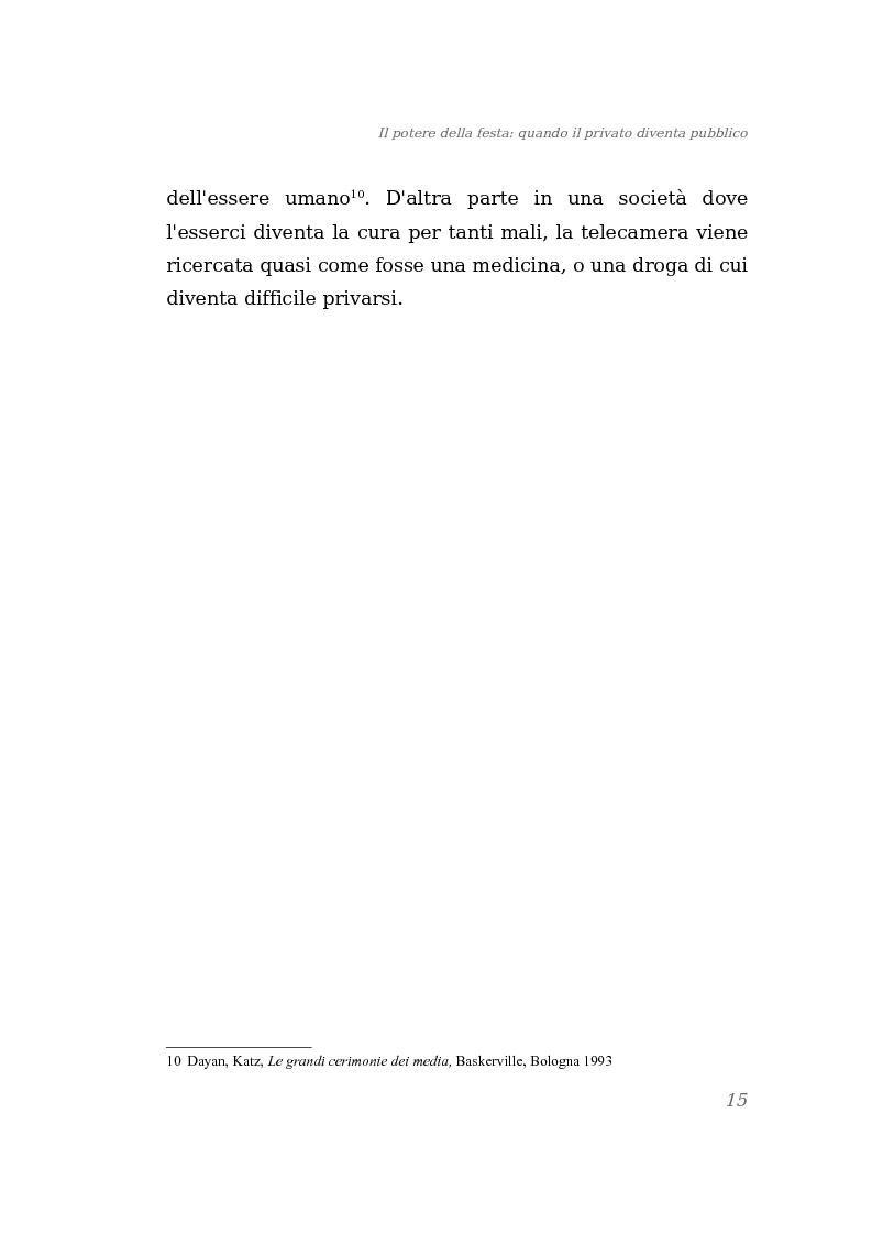Anteprima della tesi: Il potere della festa: quando il privato diventa pubblico, Pagina 9