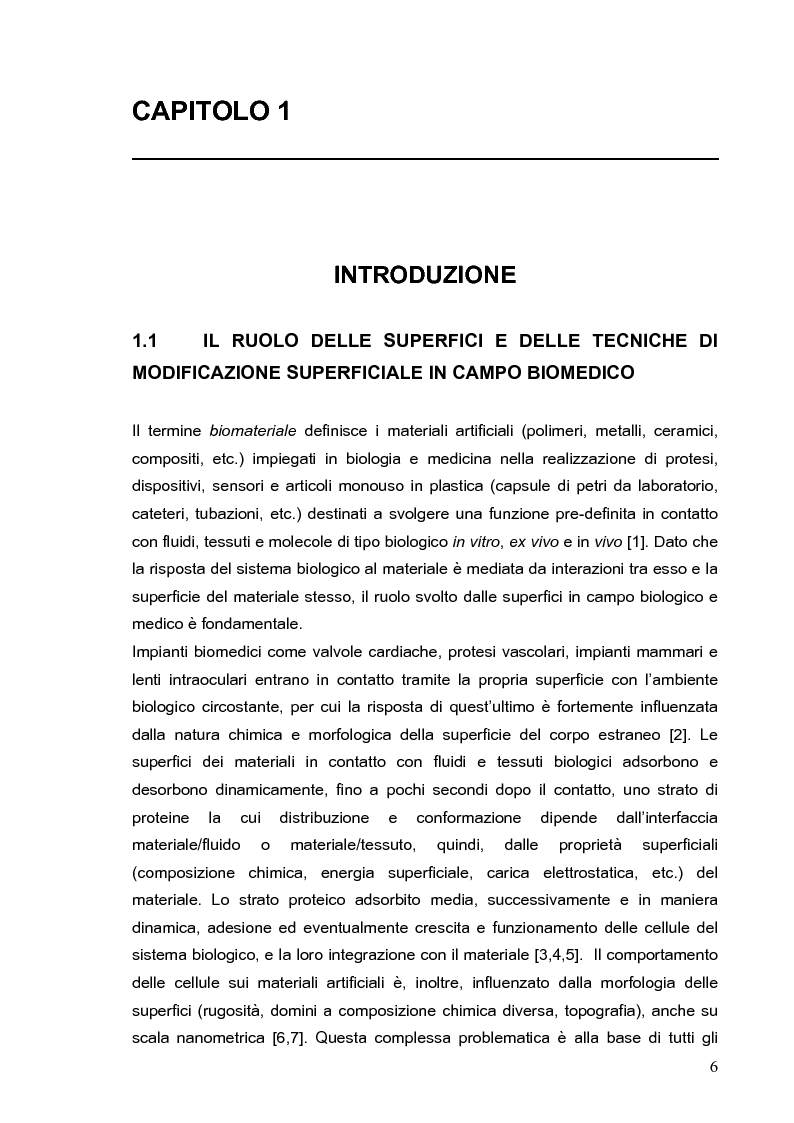 Anteprima della tesi: Deposizione via plasma di film sottili con proprietà acido-base variabili, Pagina 3