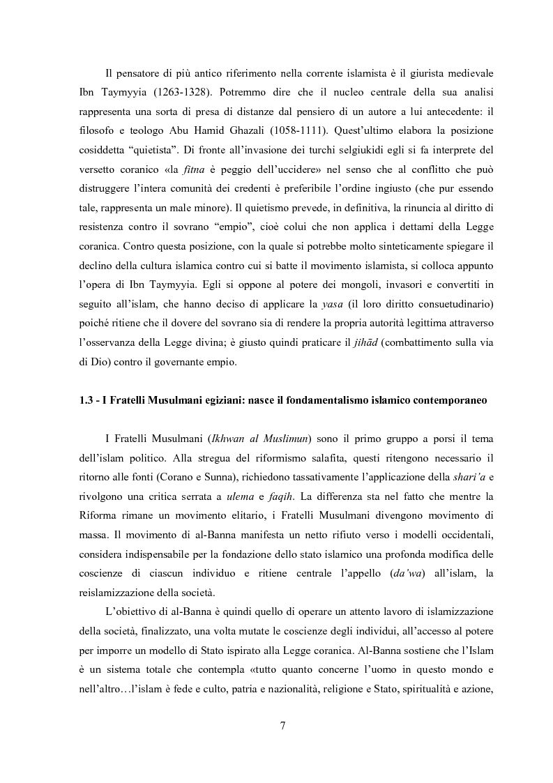 Anteprima della tesi: Hamas. Ideologia, politica, logica d'azione di un movimento islamista palestinese, Pagina 4