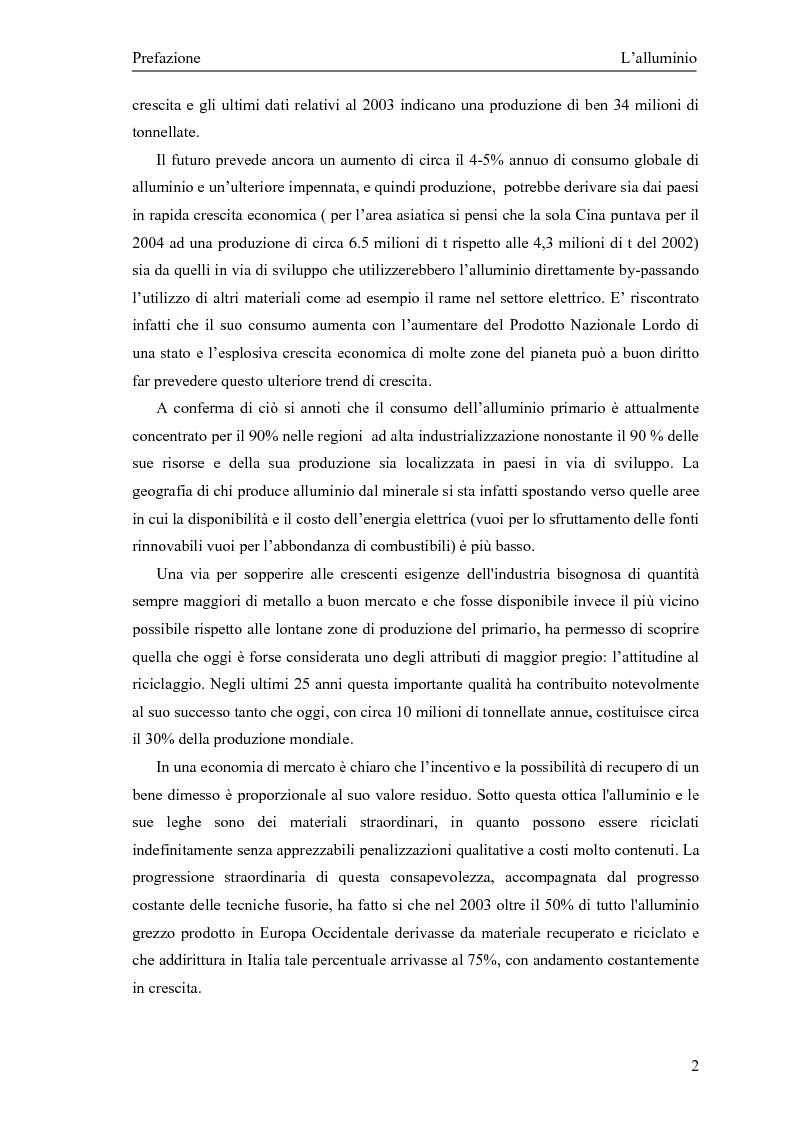 Anteprima della tesi: Valutazione della corretta tipologia di forno fusorio per alluminio secondario, Pagina 2