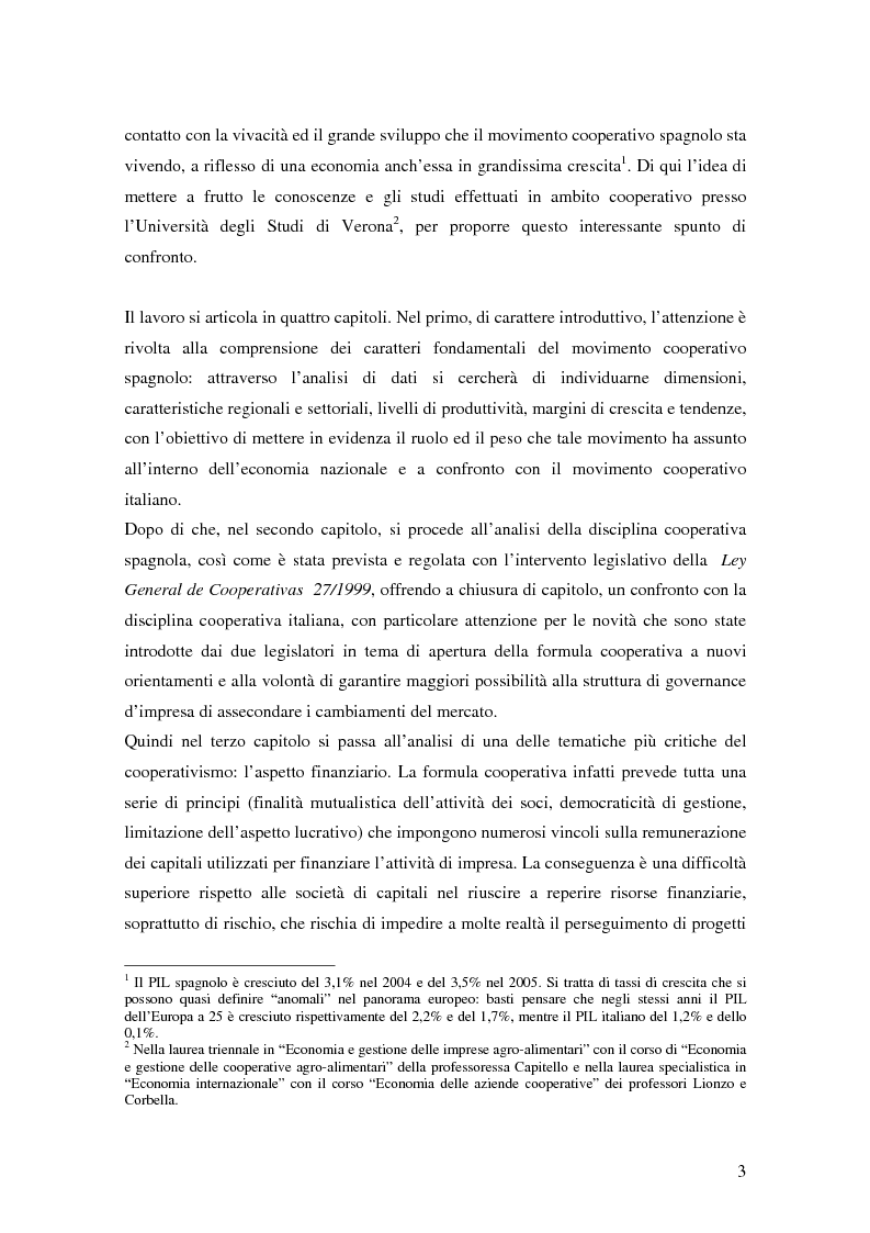 Anteprima della tesi: La formula cooperativa d'impresa in Spagna e in Italia: un'analisi comparata, Pagina 3