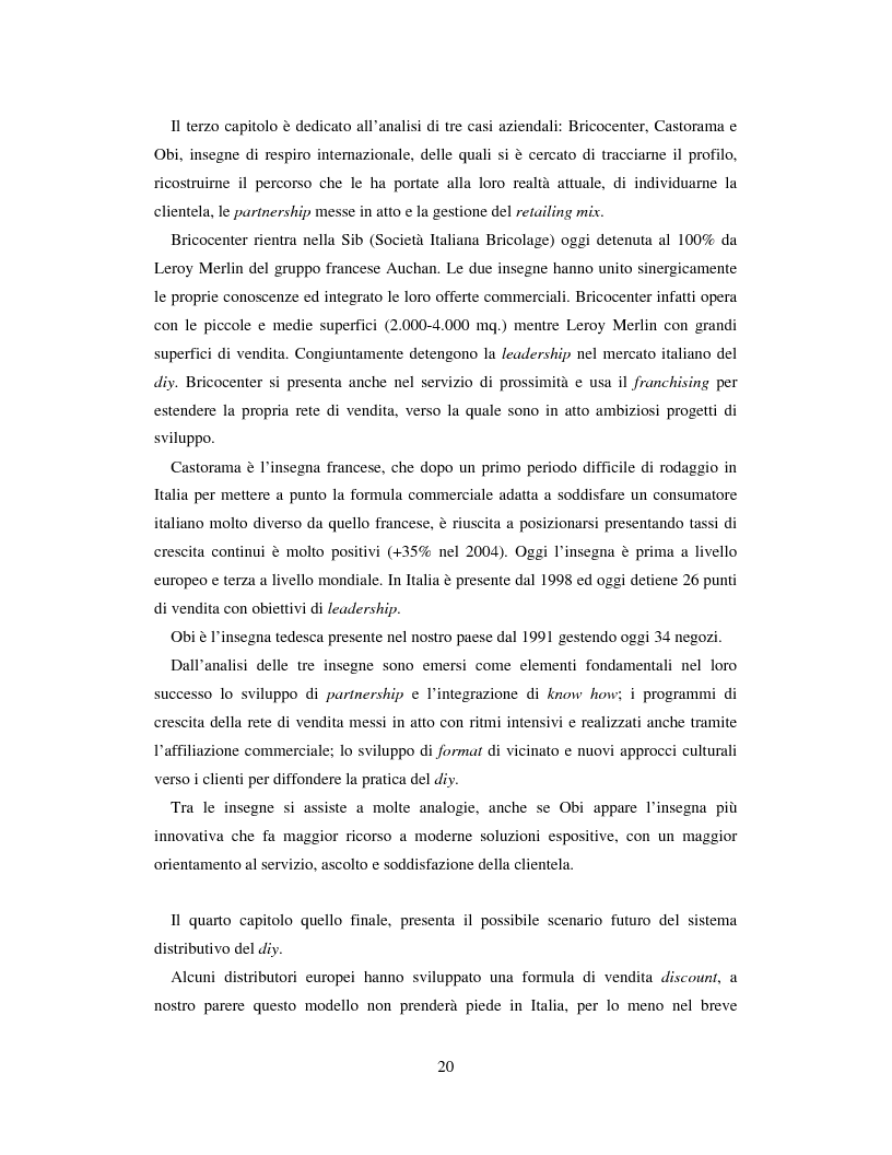 Anteprima della tesi: L'evoluzione del sistema distributivo nel mercato del do it yourself, Pagina 10
