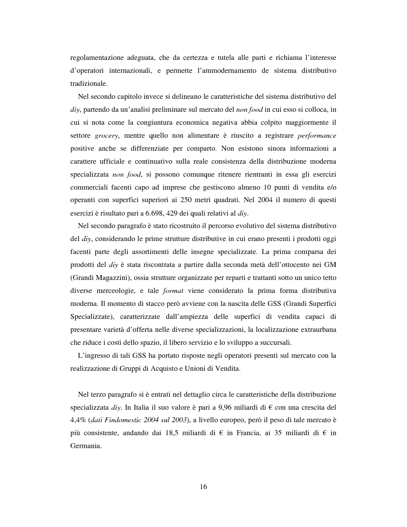Anteprima della tesi: L'evoluzione del sistema distributivo nel mercato del do it yourself, Pagina 6