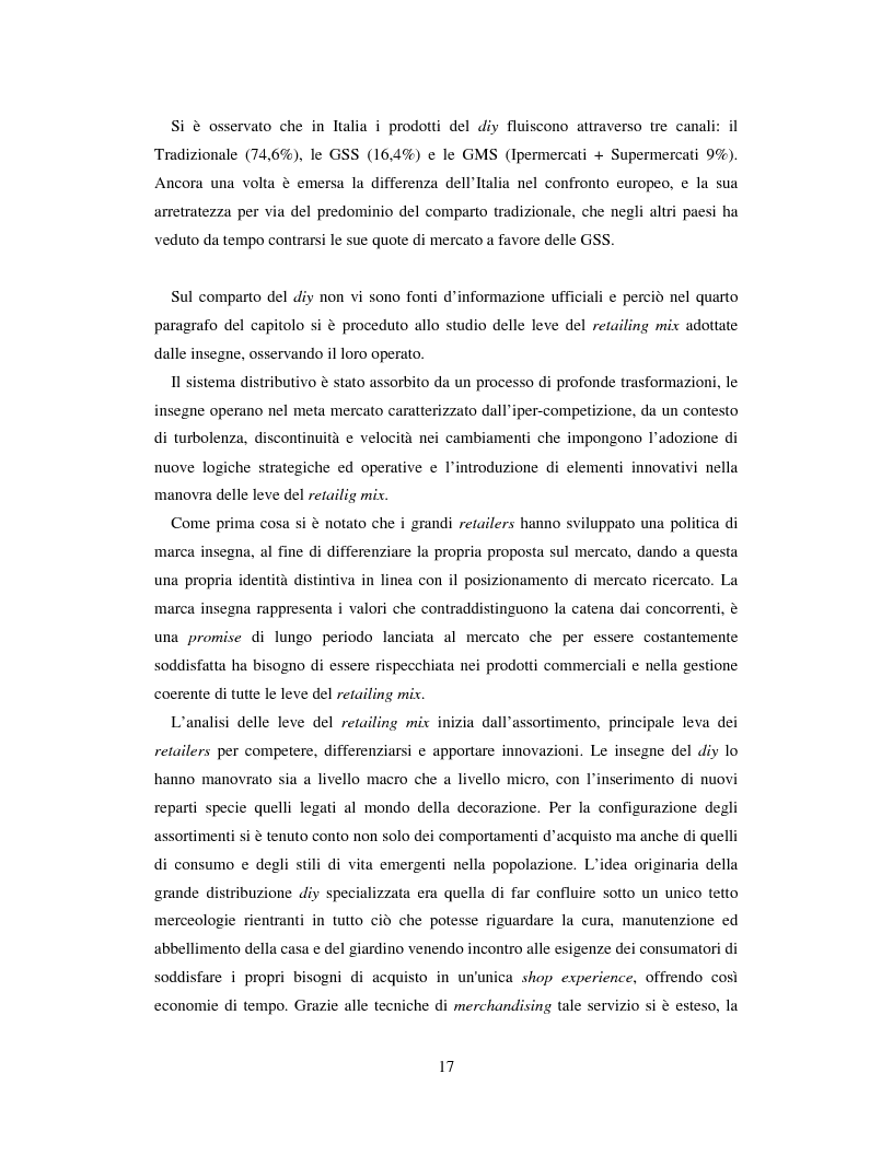 Anteprima della tesi: L'evoluzione del sistema distributivo nel mercato del do it yourself, Pagina 7