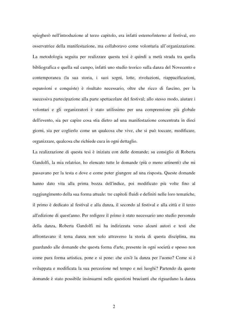 Anteprima della tesi: Danza in Festival: Oriente Occidente nel nuovo millennio, Pagina 3