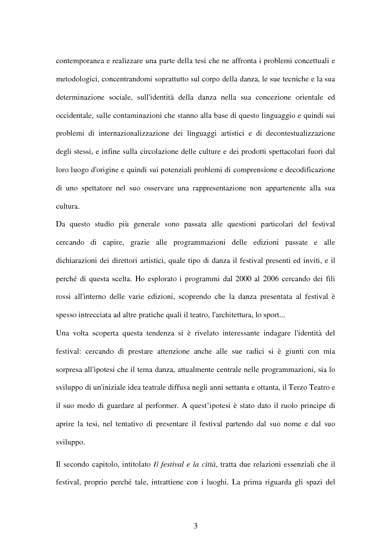 Anteprima della tesi: Danza in Festival: Oriente Occidente nel nuovo millennio, Pagina 4