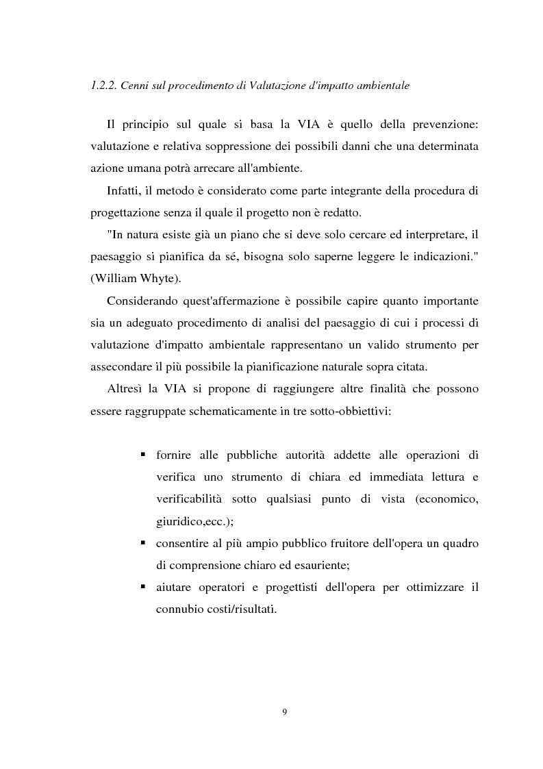 Anteprima della tesi: Il paesaggio nelle valutazioni di impatto ambientale, Pagina 8
