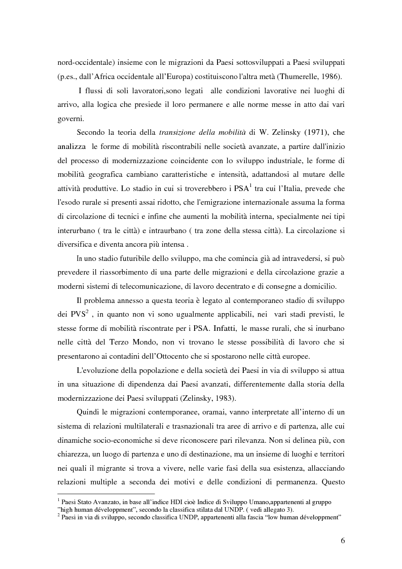 Anteprima della tesi: Il migrante come attore trasnazionale: le rimesse come fattore di co-sviluppo, Pagina 2