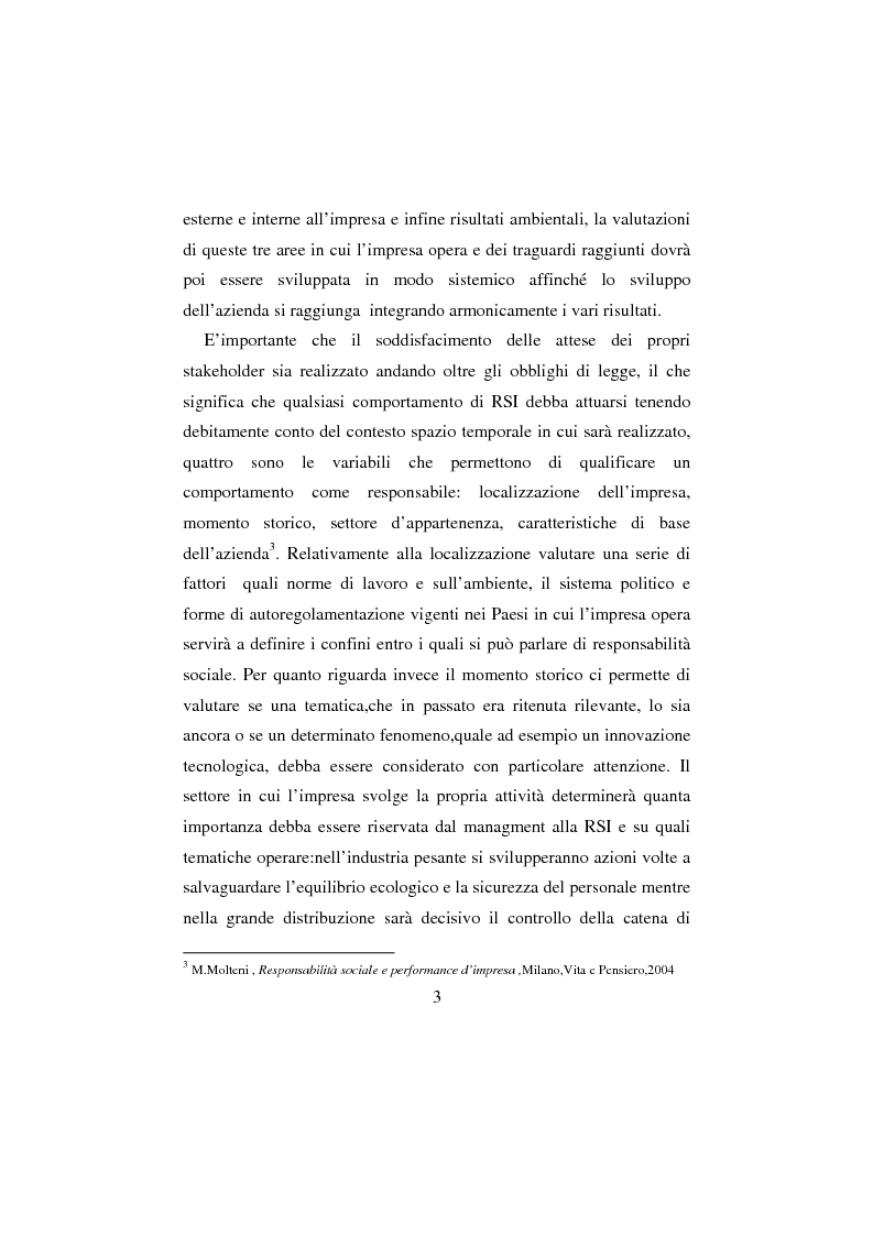 Anteprima della tesi: La Responsabilità sociale d'impresa: la sfida etica della Regione Toscana, Pagina 3