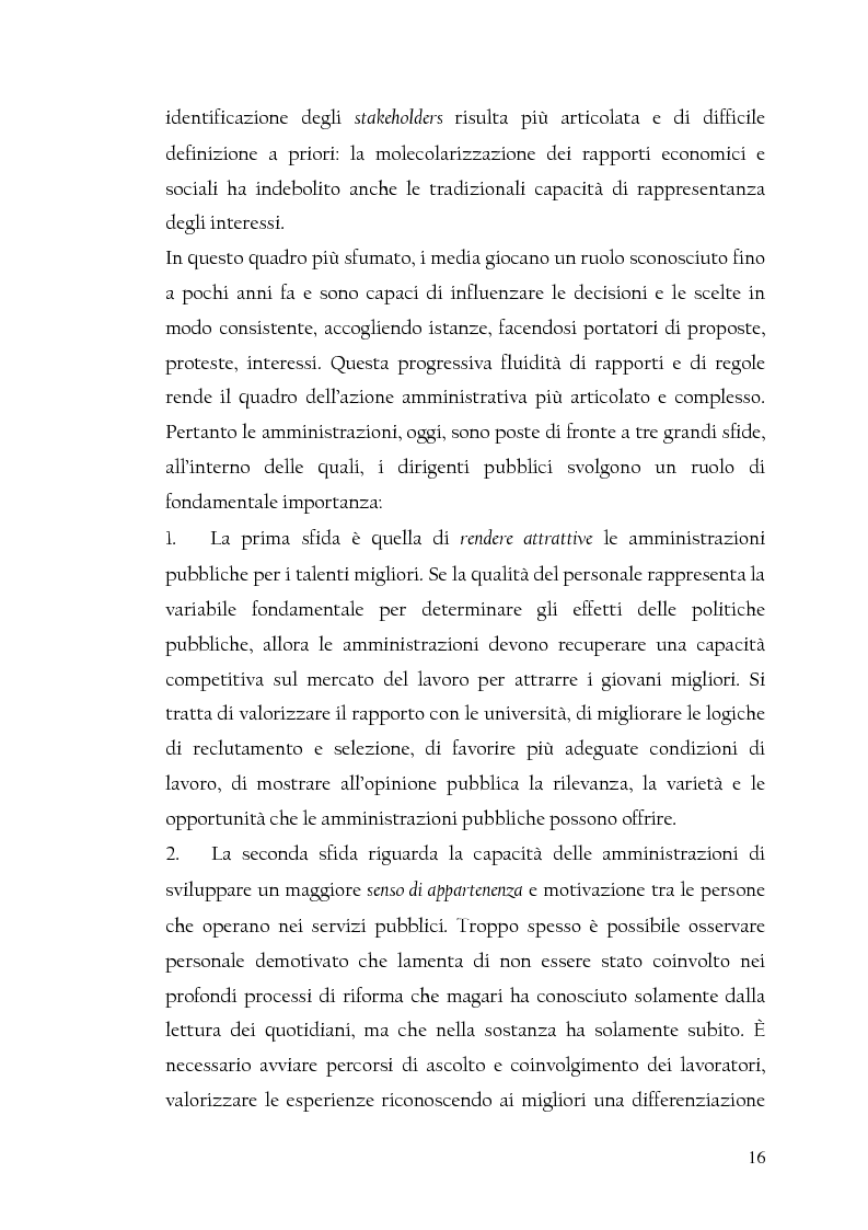 Anteprima della tesi: La nuova dirigenza: i profili e le competenze dei ruoli manageriali, Pagina 11