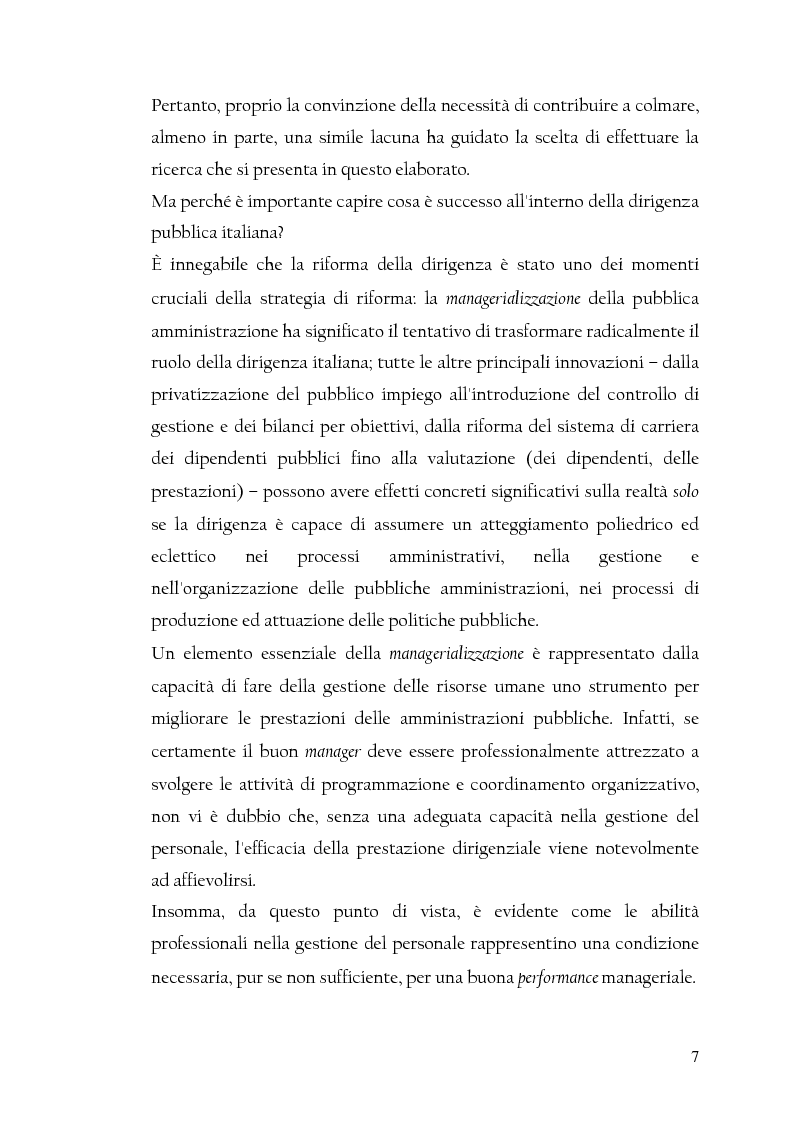 Anteprima della tesi: La nuova dirigenza: i profili e le competenze dei ruoli manageriali, Pagina 2