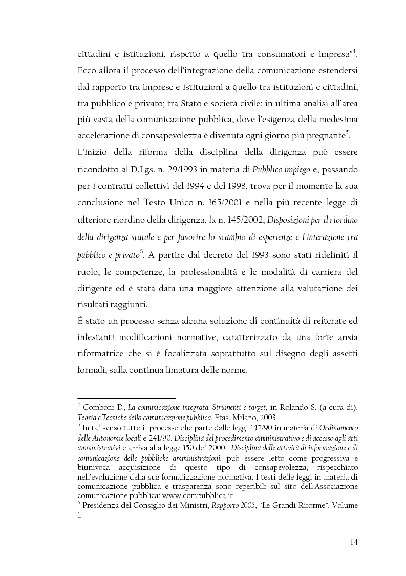 Anteprima della tesi: La nuova dirigenza: i profili e le competenze dei ruoli manageriali, Pagina 9