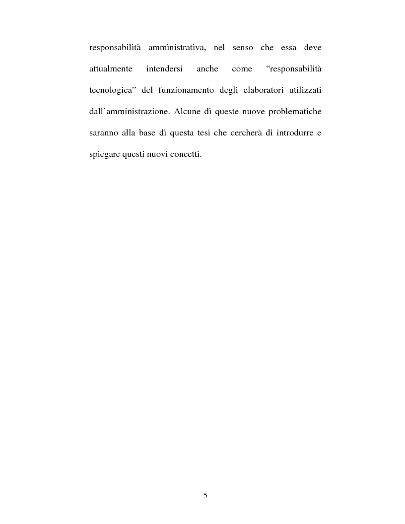Anteprima della tesi: Atto amministrativo informatico, Pagina 5