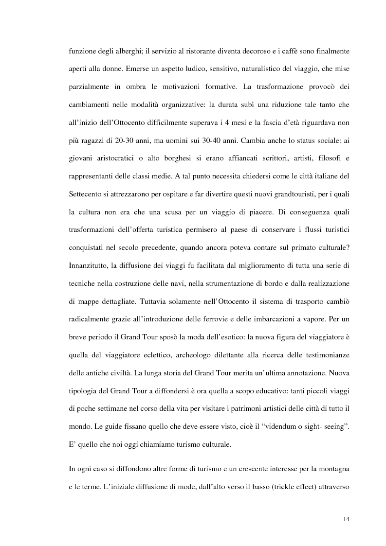 Anteprima della tesi: Psicologia del turismo e rappresentazione delle risorse del territorio: un'ipotesi di ricerca sugli operatori della provincia di Bari, Pagina 13
