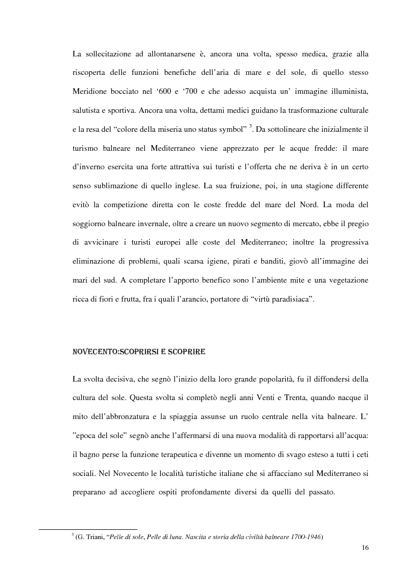Anteprima della tesi: Psicologia del turismo e rappresentazione delle risorse del territorio: un'ipotesi di ricerca sugli operatori della provincia di Bari, Pagina 15