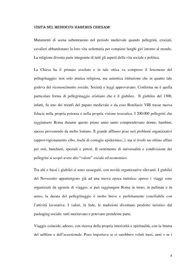 Anteprima della tesi: Psicologia del turismo e rappresentazione delle risorse del territorio: un'ipotesi di ricerca sugli operatori della provincia di Bari, Pagina 7