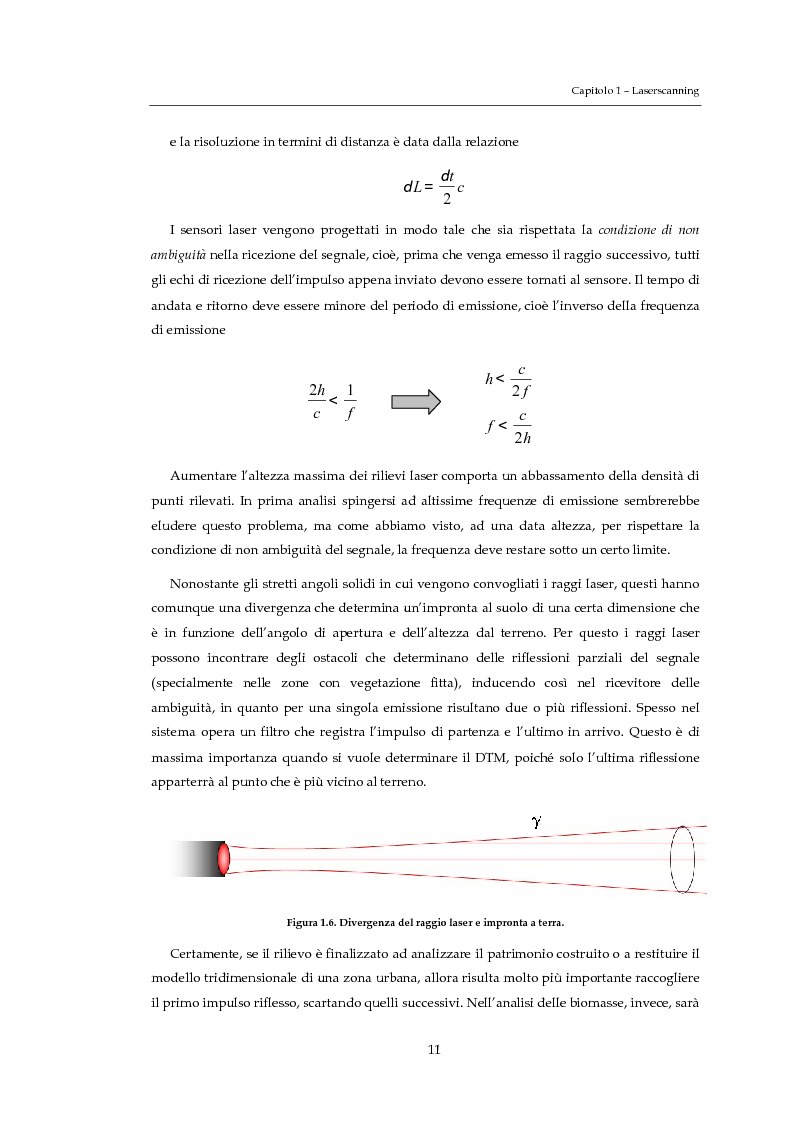 Anteprima della tesi: Validazione altimetrica di un rilievo LiDAR aereo del torrente Cormor, Pagina 11