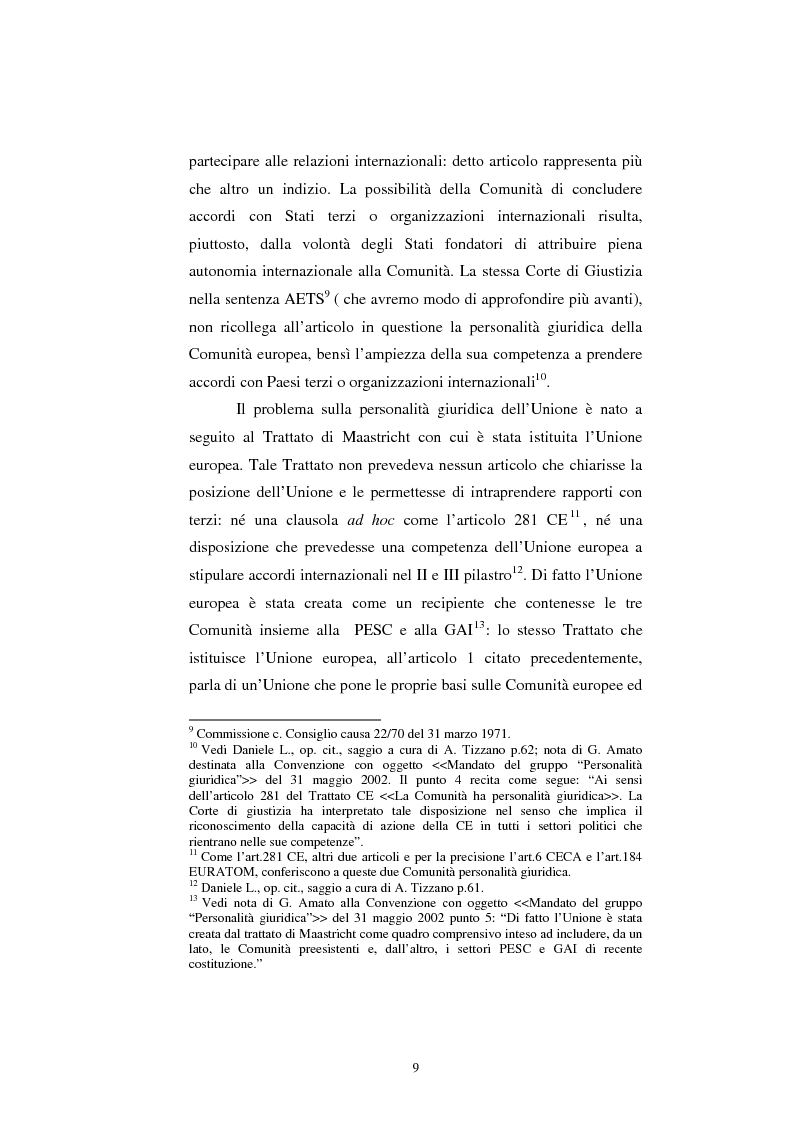 Anteprima della tesi: Relazioni esterne dell'Unione Europea: uno sguardo alle relazioni con il Giappone., Pagina 3