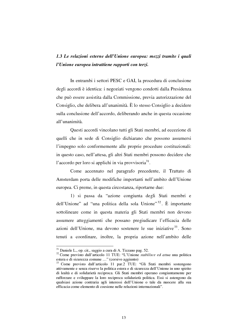 Anteprima della tesi: Relazioni esterne dell'Unione Europea: uno sguardo alle relazioni con il Giappone., Pagina 7
