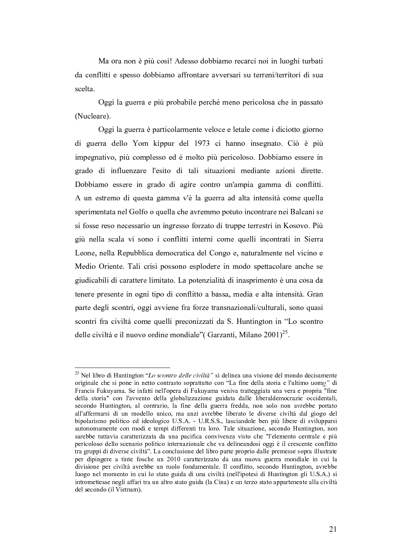 Anteprima della tesi: I Cambiamenti nelle forme della guerra e le Forze Speciali, Pagina 11