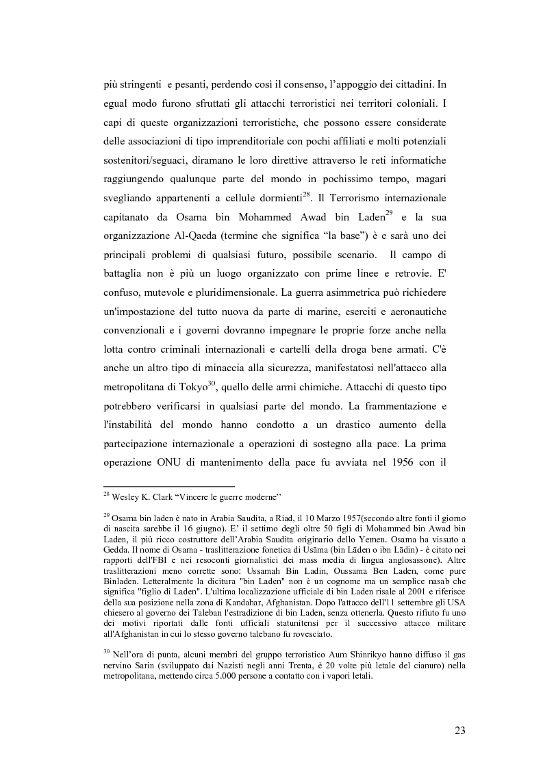 Anteprima della tesi: I Cambiamenti nelle forme della guerra e le Forze Speciali, Pagina 13