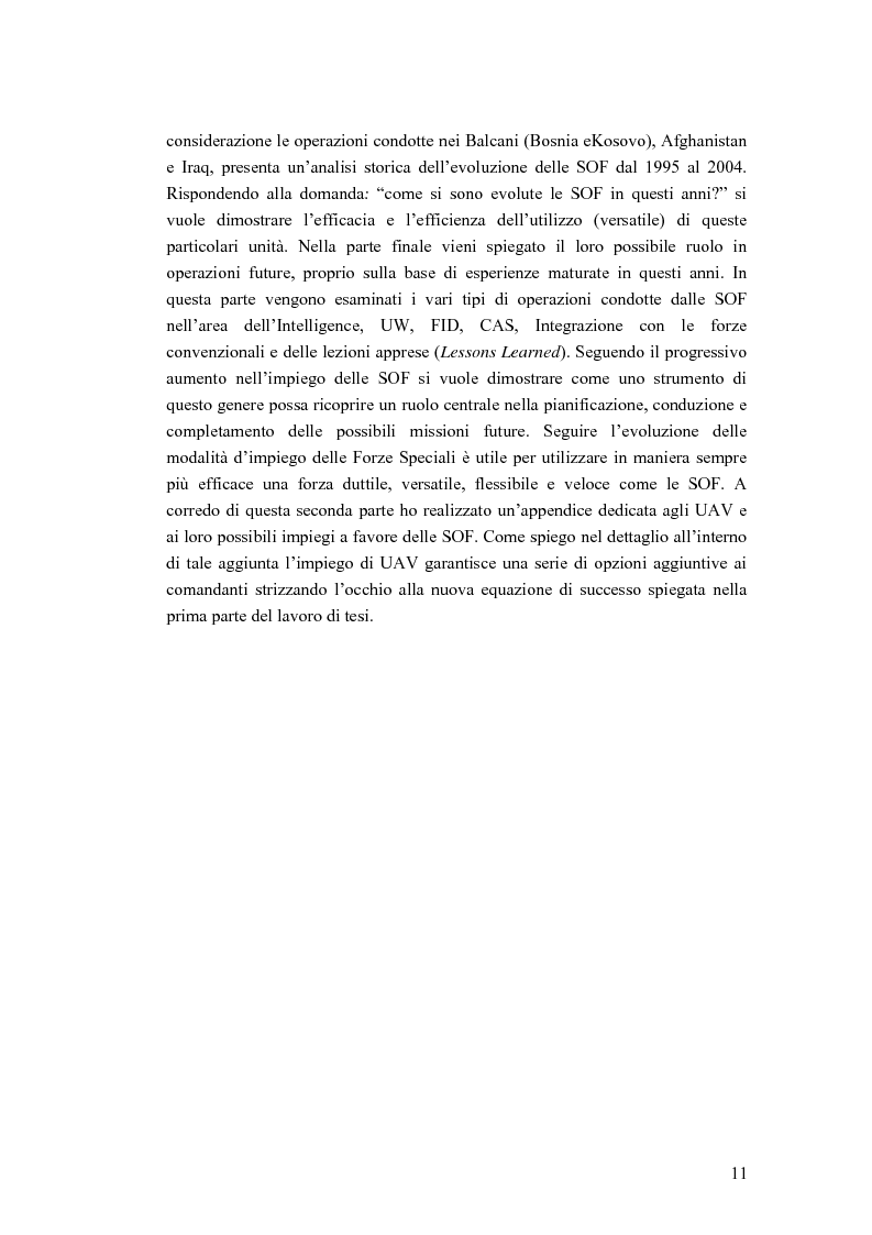 Anteprima della tesi: I Cambiamenti nelle forme della guerra e le Forze Speciali, Pagina 2