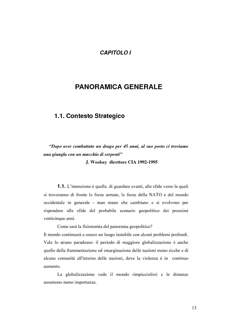 Anteprima della tesi: I Cambiamenti nelle forme della guerra e le Forze Speciali, Pagina 3