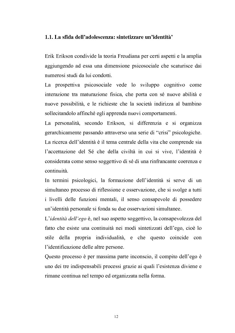 Anteprima della tesi: Dinamiche psicologiche di costruzione dell'identità in soggetti immigrati di seconda generazione, Pagina 10