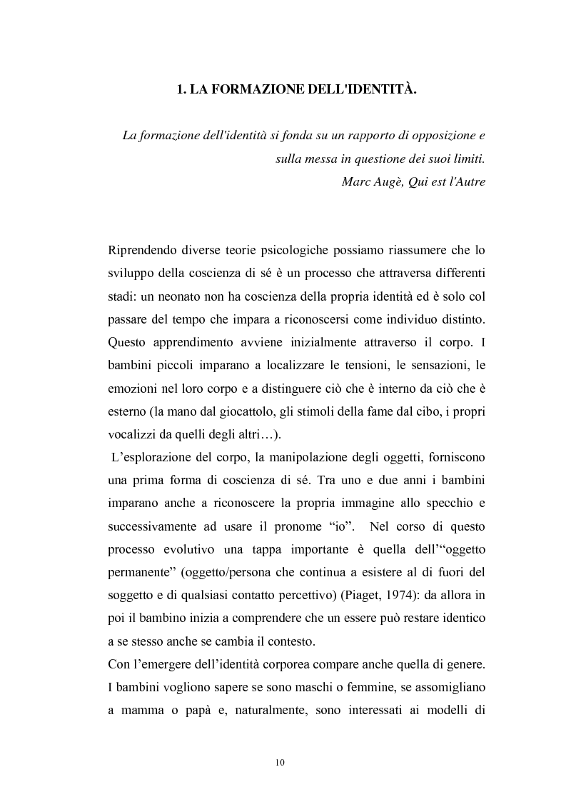 Anteprima della tesi: Dinamiche psicologiche di costruzione dell'identità in soggetti immigrati di seconda generazione, Pagina 8