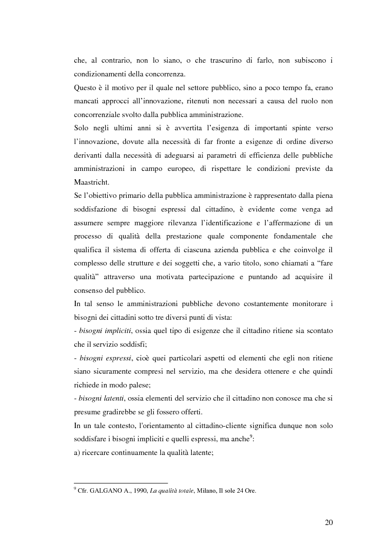 Anteprima della tesi: Il processo di sviluppo dell'E-government: il caso E-mountain Lazio, Pagina 13