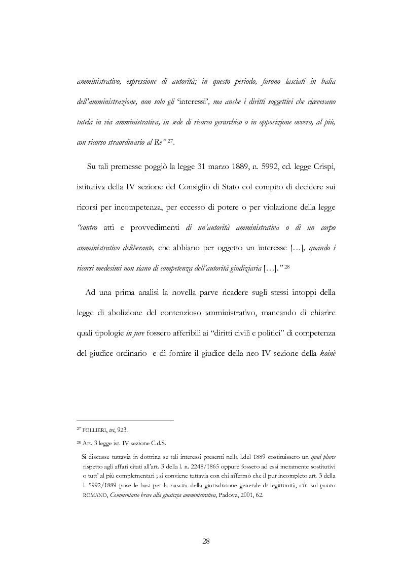 Anteprima della tesi: I nuovi ambiti della giurisdizione esclusiva e la ''materia'' dei servizi pubblici, Pagina 14
