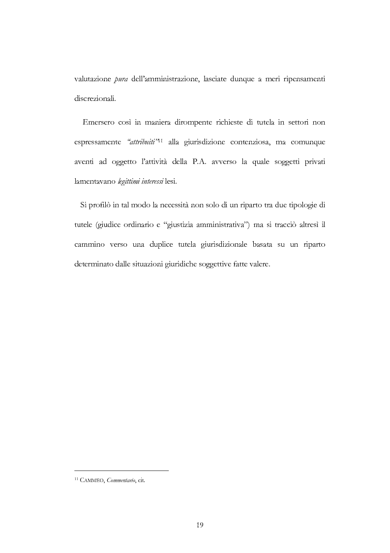 Anteprima della tesi: I nuovi ambiti della giurisdizione esclusiva e la ''materia'' dei servizi pubblici, Pagina 5