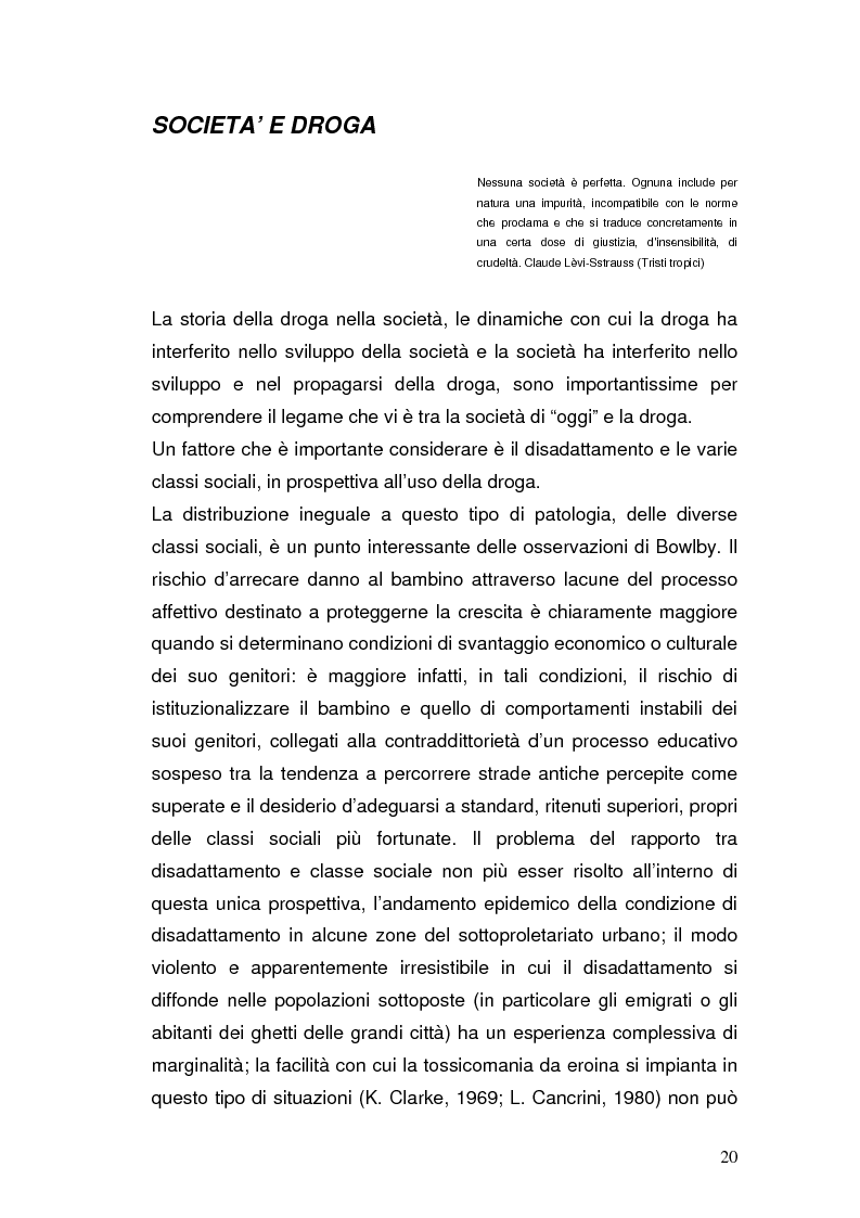 Estratto dalla tesi: Somatizzazione di ansia e depressione nella eziopatogenesi della doppia diagnosi