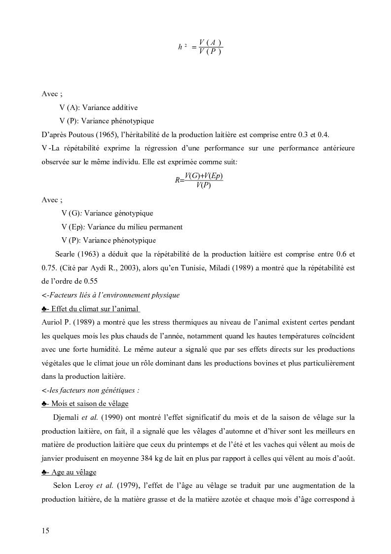 Anteprima della tesi: Evaluation de la durabilité des exploitations laitières dans le gouvernorat de Nabeul, Pagina 4