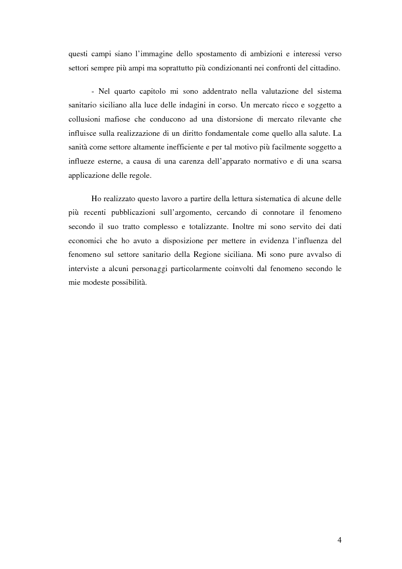 Anteprima della tesi: La mafia nel mercato sanitario, Pagina 2