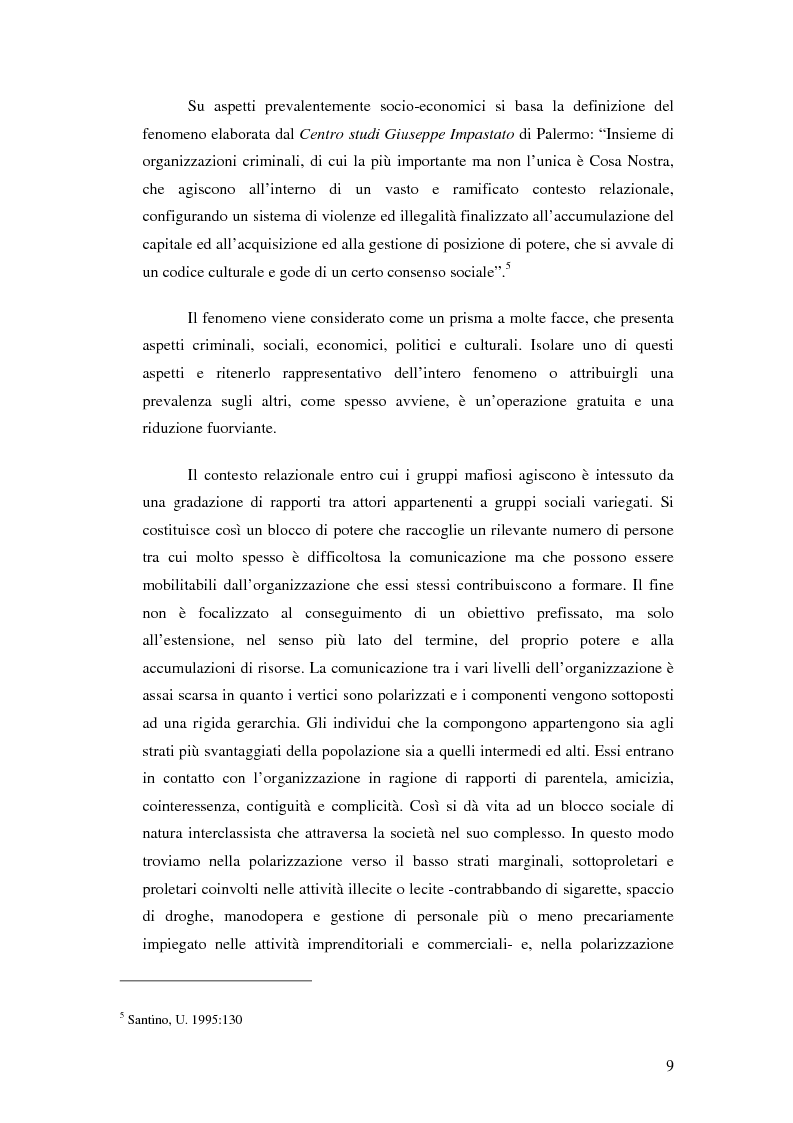 Anteprima della tesi: La mafia nel mercato sanitario, Pagina 7