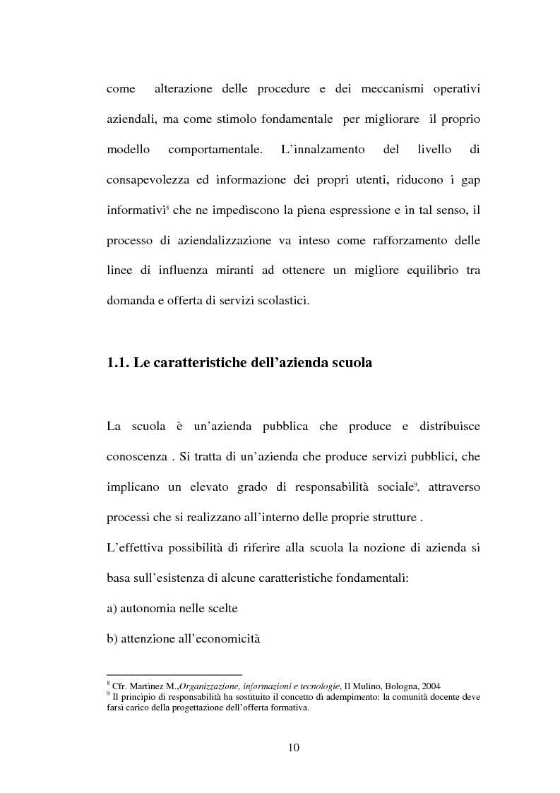 Anteprima della tesi: Il ruolo della comunicazione nelle istituzioni scolastiche, Pagina 7