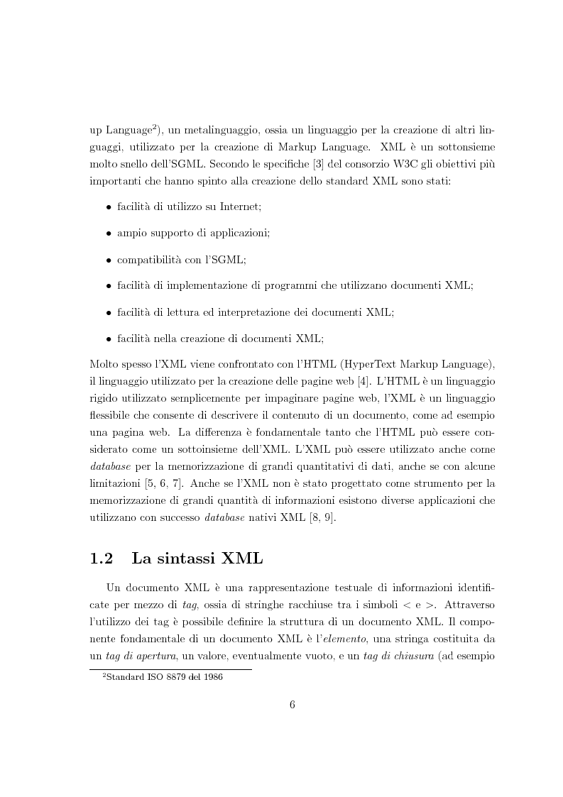 Anteprima della tesi: Risoluzione efficiente di interrogazioni XPath su documenti XML con attributi e riferimenti, Pagina 4
