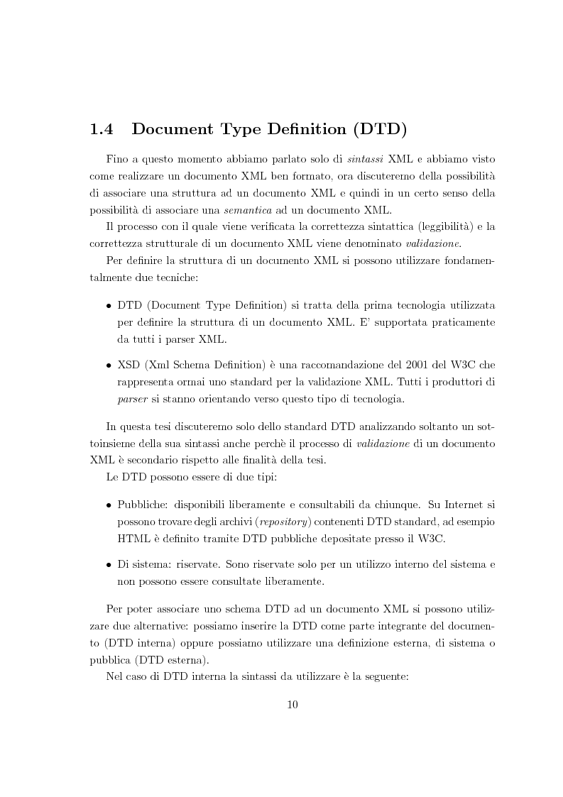 Anteprima della tesi: Risoluzione efficiente di interrogazioni XPath su documenti XML con attributi e riferimenti, Pagina 8