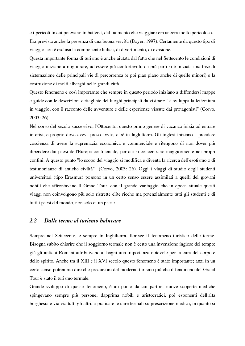 Anteprima della tesi: Evoluzione del turismo e fenomeno turistico nell'epoca della globalizzazione, con particolare attenzione agli stili turistici dei giovani, Pagina 2