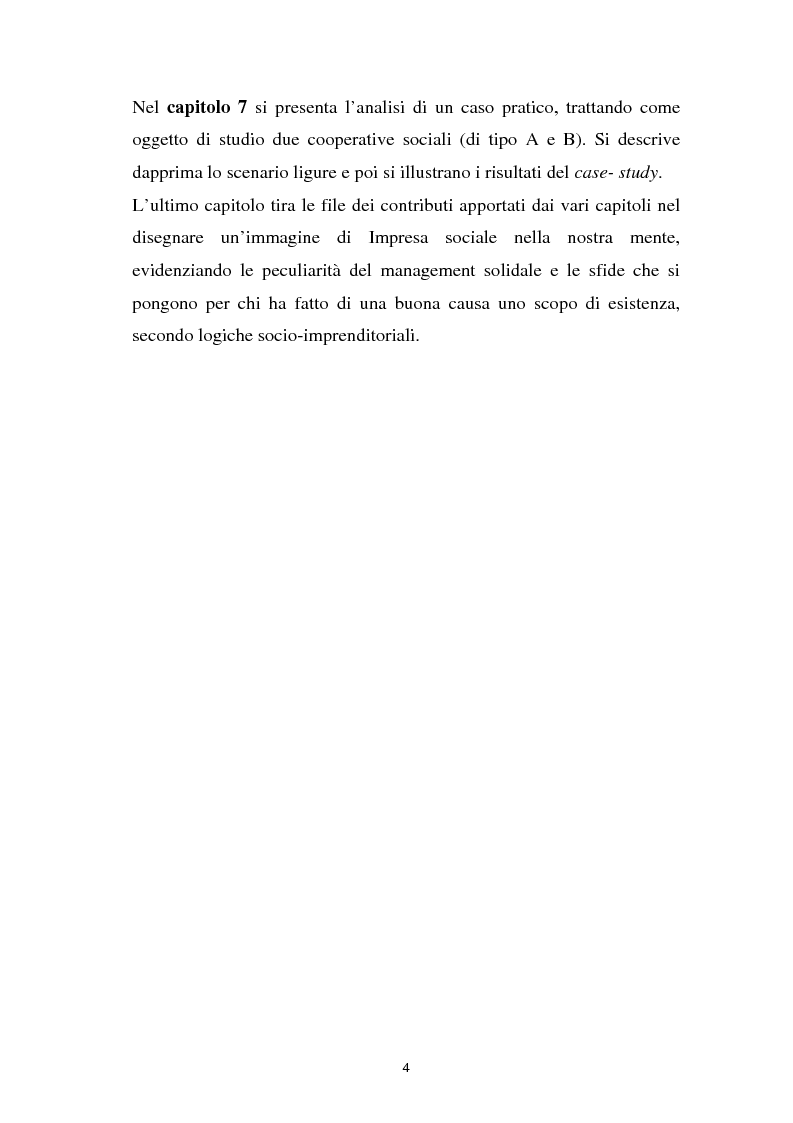 Anteprima della tesi: Alla ricerca dell'Impresa sociale, Pagina 4