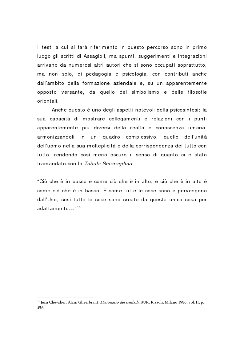 Anteprima della tesi: Oltre il viola. La psicosintesi, strumento pedagogico del nostro tempo, Pagina 7