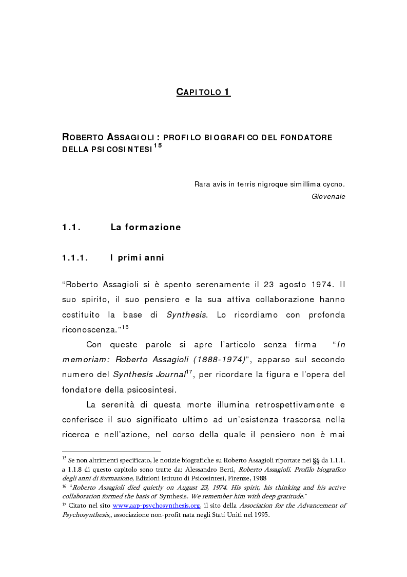 Anteprima della tesi: Oltre il viola. La psicosintesi, strumento pedagogico del nostro tempo, Pagina 8