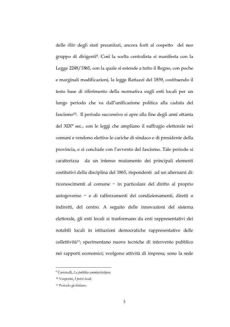 Anteprima della tesi: Il sistema di governo locale, Pagina 5