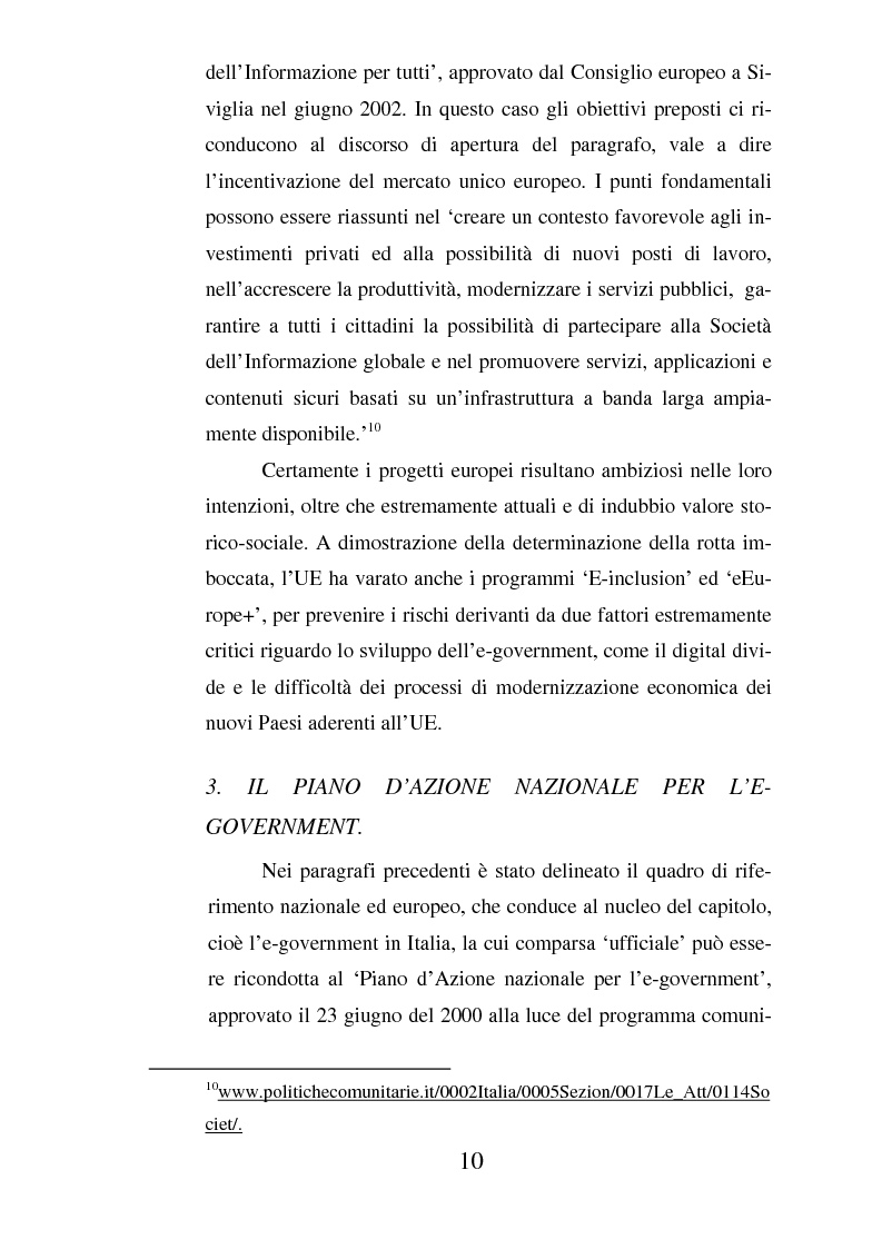Anteprima della tesi: Il ruolo dell'usabilità nella progettazione dei servizi di e-government, Pagina 10
